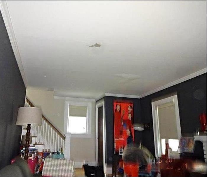 Ceiling with water damage